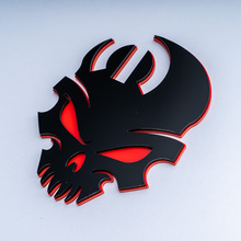 Skull Mopar 3D Badge Fender Tailgate Badges Emblem
 3