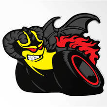 Demon Pack Fender Tailgate Badge Emblem for Dodge Charger Challenger
 3