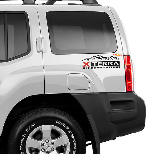 Mountain Off Road Edition Side Vinyl Decal Kit for Nissan Xterra
