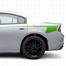 Hockey Style Outline Stripes Bedside Vinyl Decal Sticker for Dodge Charger 2015-2026_3