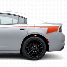 Hockey Style Outline Stripes Bedside Vinyl Decal Sticker for Dodge Charger 2015-2026_4