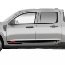 Pair Ford Maverick Rocker Panel Logo Maverick Stickers Decals Graphics
 3