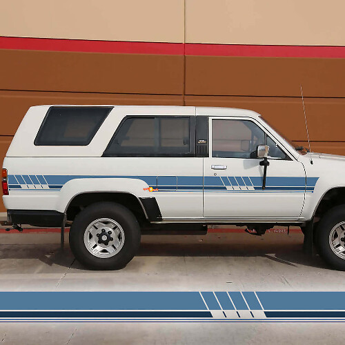 Classic Old School Vintage Toyota 4Runner SR5 wagon Side Stripes Vinyl Decals Stickers
