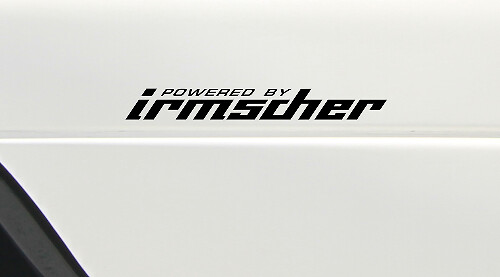 4x Powered by Irmscher Opel Sport Racing fits to Astra Vectra Omega Frontera Senator Monza GT
