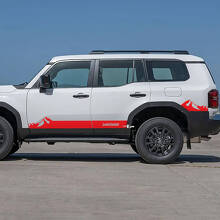 Mountains Side Rocker Panel Decals Vinyl Graphic Decals For Toyota Land Cruiser 3