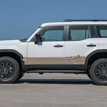 Toyota Land Cruiser Side Rocker Panel Mountains Stripes Decals Vinyl Graphic Decals 2
 3
