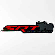 Powered by SRT Scat Pack Bee Style 3D Badge for Dodge Charger Challenger _2