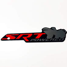 Powered by SRT Scat Pack Bee Style 3D Badge for Dodge Charger Challenger _3