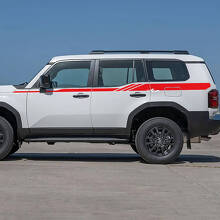 Side Doors Accent Stripes Decals Vinyl Stickers Graphic 4 For Toyota Land Cruiser 2