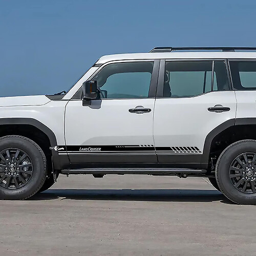 Toyota Land Cruiser Side Doors Accent Stripes Decals Vinyl Stickers Graphic 4
