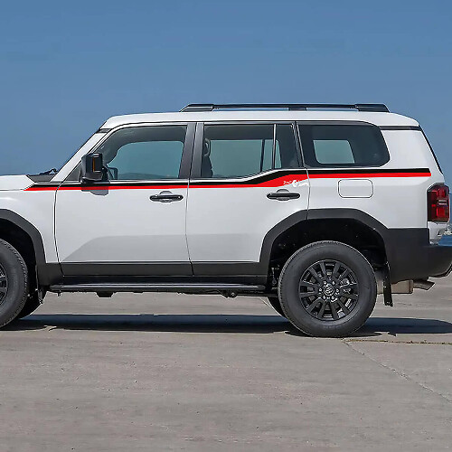 Toyota Land Cruiser Side Doors Accent Stripes Decals Vinyl Stickers Graphic 2 colours
