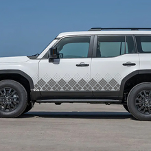 Toyota Land Cruiser Side Doors Ornament Style Decals Vinyl Stickers Graphic
 3