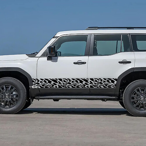 Toyota Land Cruiser Rocker Panel Side Doors Splash Decals Vinyl Stickers Graphic

