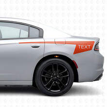 Hockey Style Custom Stripes Bedside Vinyl Decal Sticker for Dodge Charger 2015-2026_4