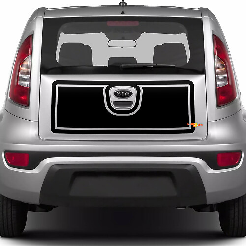 Rear Trunk Vinyl Wrap Decal Sticker for Kia Soul 2

