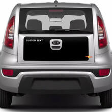 Rear Boot Vinyl Wrap Decal Sticker Graphic 2 for Kia Soul 2