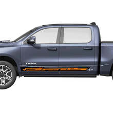 Geometric Side Doors Rocker Stripes Vinyl Decals Stickers Graphics 2 for Dodge Ram 1500 REV 2