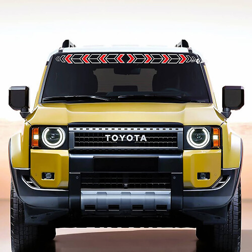 Toyota Land Cruiser Windshield Decal Vinyl Stickers Graphic
