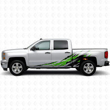 Distressed Splash Door & Bedside Vinyl Stripes for Chevrolet Silverado 1500 K2XX 2014-2019_4