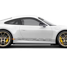 Porsche 911 Side Rocker Stripes Kit Decal Sticker 2
 3