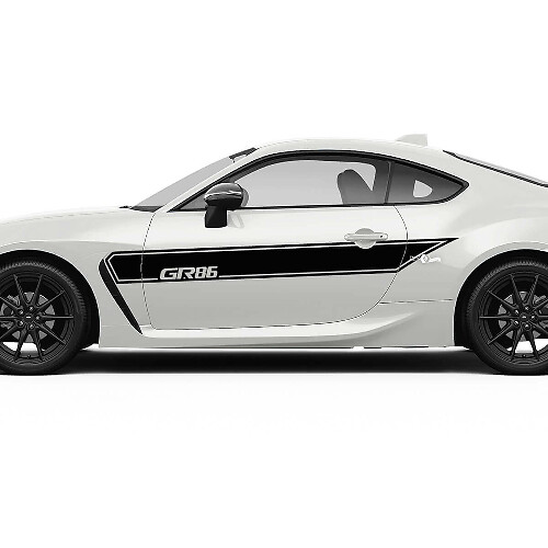 Toyota GR86 Doors Side Accents Stripes Graphics Decals Stickers
