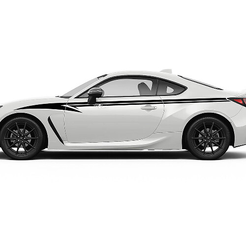 Toyota GR86 full body Side Accents Stripes Graphics Decals Stickers
