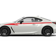 Doorzijde accenten race strepen graphics decals stickers 3 voor Toyota GR86 3