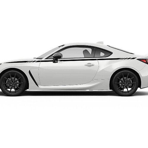 Toyota GR86 Doors Side Accents Racing Stripes Graphics Decals Stickers
