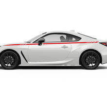 Toyota GR86 Doors Side Accents Racing Stripes Graphics Decals Stickers
 3