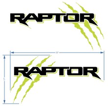 Ford F150 Raptor Claw 2 Colours Bedside Graphics Decal sticker
 3