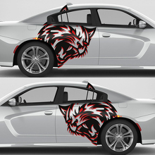 Wildcat Style Side Vinyl Decals Set for Dodge Challenger or Charger_3
