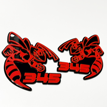 Hornet Bee 345 3D Badge - Custom Fender Grille Tailgate Badges Emblem for Cars & Trucks
 7