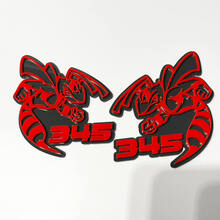 Hornet Bee 345 3D Badge - Custom Fender Grille Tailgate Badges Emblem for Cars & Trucks 2
 2