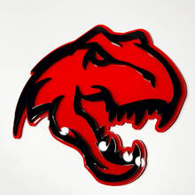Dinosaur T-Rex TRX 3D Badge - Custom Fender Grille Tailgate Badges Emblem
 2