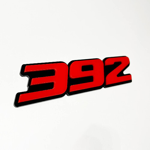 392 Hemi 3D Badge - Custom Fender Grille Tailgate Badges Emblem
