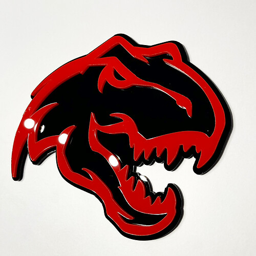 Dinosaur T-Rex TRX 3D Badge - Custom Fender Grille Tailgate Badges Emblem 2
 1
