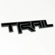Plaque aile arrière TRAIL 3D Emblème hayon 2 pour Toyota TRD 2