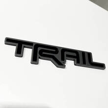 Plaque aile arrière TRAIL 3D Emblème hayon 2 pour Toyota TRD 3