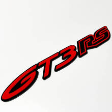 GT3 RS 3D Badge – Custom Fender Tailgate Front Grille Badges Emblem for Porsche GT3 RS 4