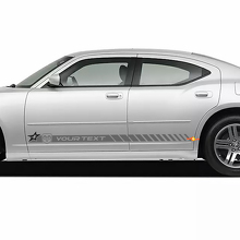 Custom Strobe Door Side Stripes Vinyl Decal Kit for Dodge Charger_3