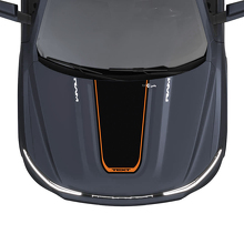 Blackout Custom Hood Stripe Vinyl Decal for Dodge Ram 1500 REV_3
