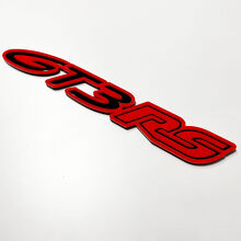GT3 RS 3D Badge – Custom Fender Tailgate Front Grille Badges Emblem for Porsche GT3 RS
 2