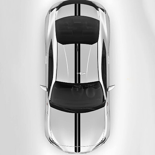 Hood Roof Boot Racing Stripes Graphics Decals Stickers 2 For Toyota GR86
