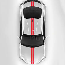 Toyota GR86 Hood Roof Trunk Racing Stripes Graphics Decals Stickers 3
 3