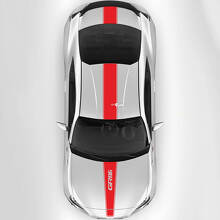 GR86 Logo Bonnet Roof Boot Racing Stripes Graphics Decals Stickers For Toyota GR86 3
