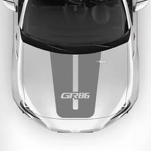 GR86 Logo Bonnet Racing Stripes Graphics Decals Stickers For Toyota GR86 2
