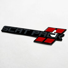 Scat Pack Hash Style 3D Badge Emblem for Dodge _2