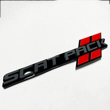 Scat Pack Hash Style 3D Badge Emblem for Dodge _5
