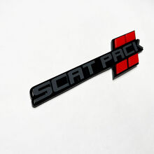 Scat Pack Hash Style 3D Badge Emblem for Dodge _8