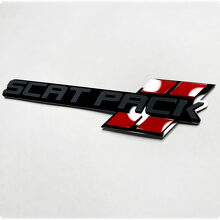 Scat Pack Hash Style 3D Badge Emblem for Dodge _9